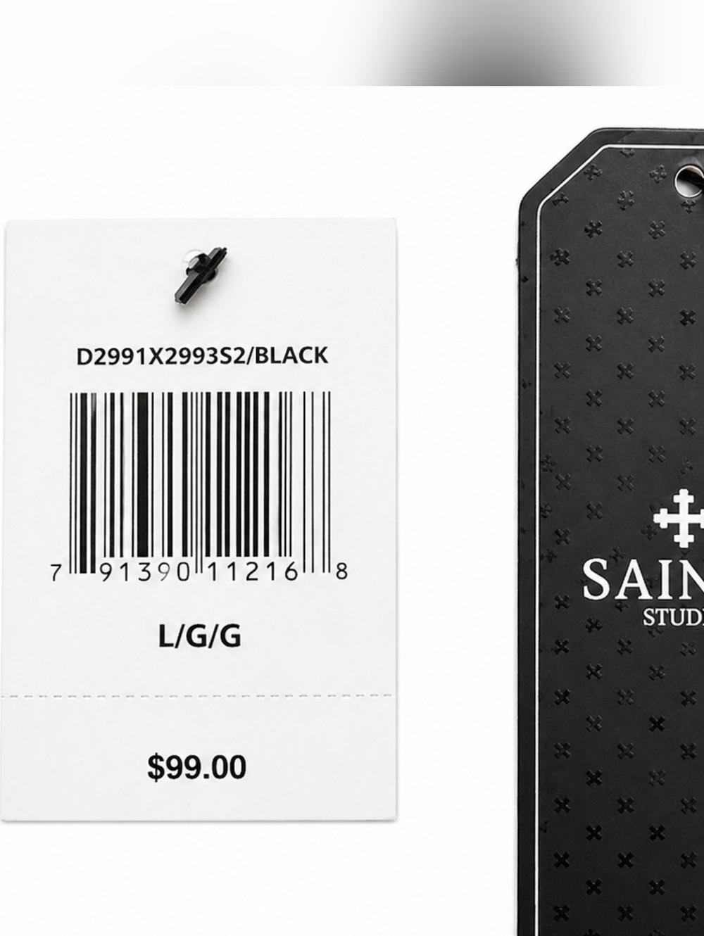 🆕SAINTS STUDIO Black Resort Club Set Men L Button Up Shirt & Short Matching Set - Picture 8 of 8